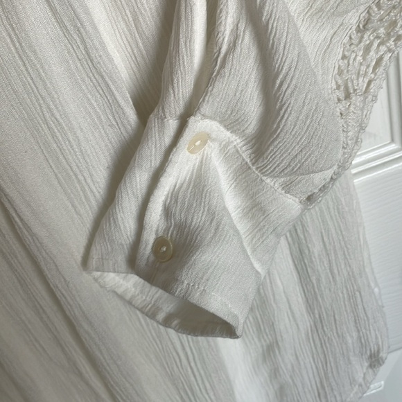 Free People Katy Bird Blouse M - Picture 6 of 7